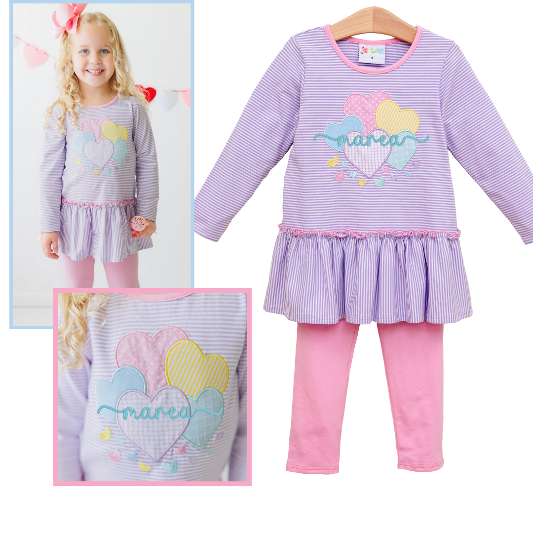 Candy Hearts Pant Set