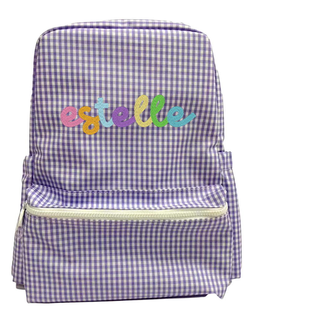 Gingham Lavender - Backpacker