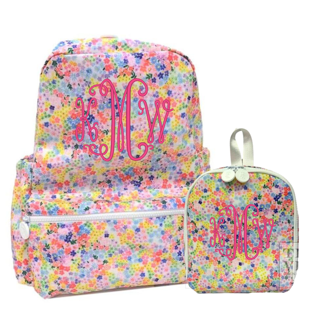 TRVL Bring It Lunchbox Meadow Floral