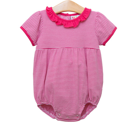 Eleanor Bubble- Hot Pink Stripe