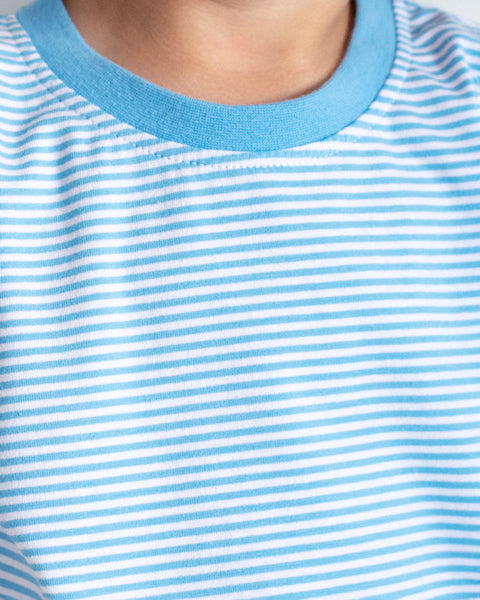 Graham Shirt- Cornflower Blue Stripe
