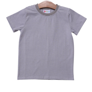Graham Shirt- Gray Stripe