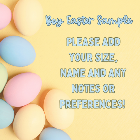 Boy Easter Samples