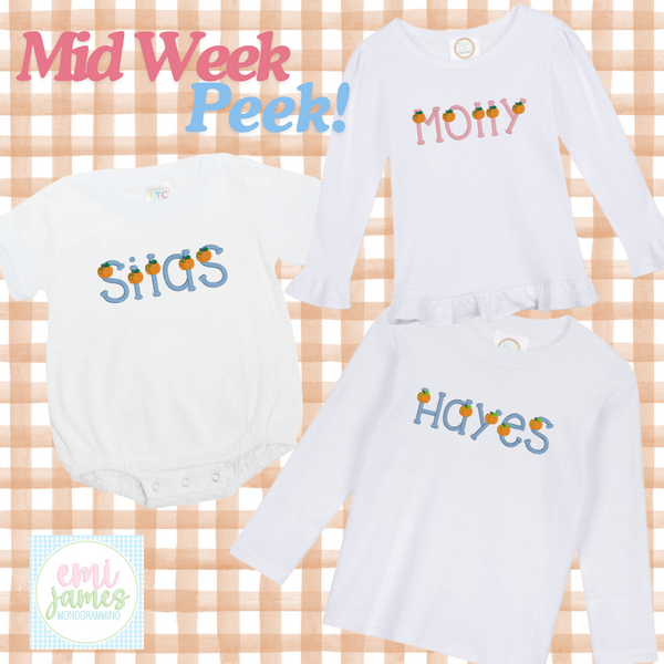 Pumpkin Tee (longsleeve ruffle)