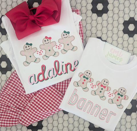 Gingerbread - Boy Tee/Romper