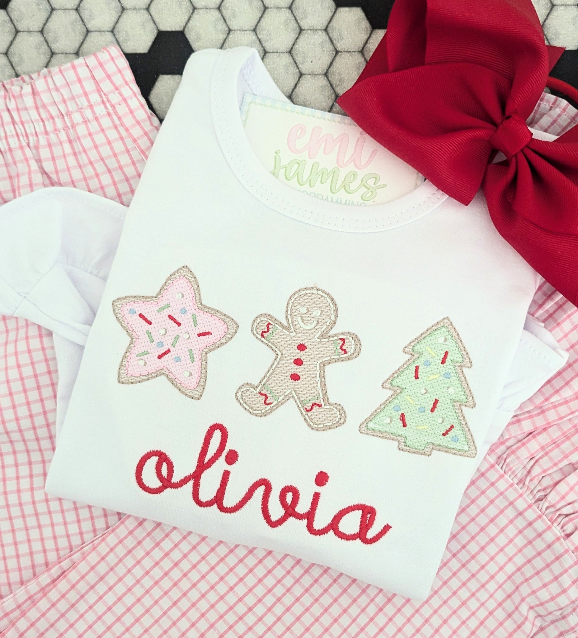 Christmas Cookie Romper/Tee