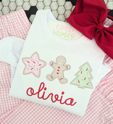 Christmas Cookie Romper/Tee