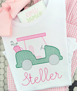 Girly Golf Cart Tee