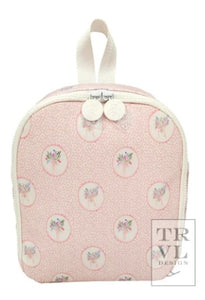 TRVL Bring It Lunchbox Floral Medallion Pink