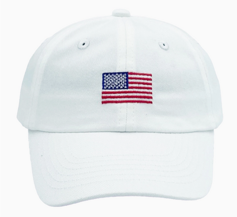 American Flag Baseball Hat (Boys)