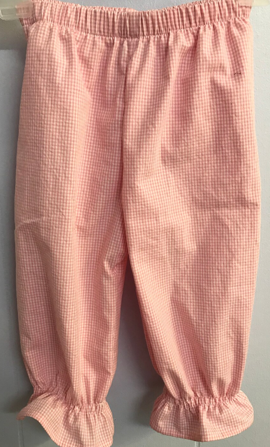 Sweet Gingham Bubble Pants - available in pink and red