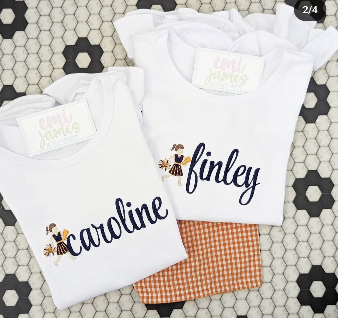 Cheerleader Name Tee