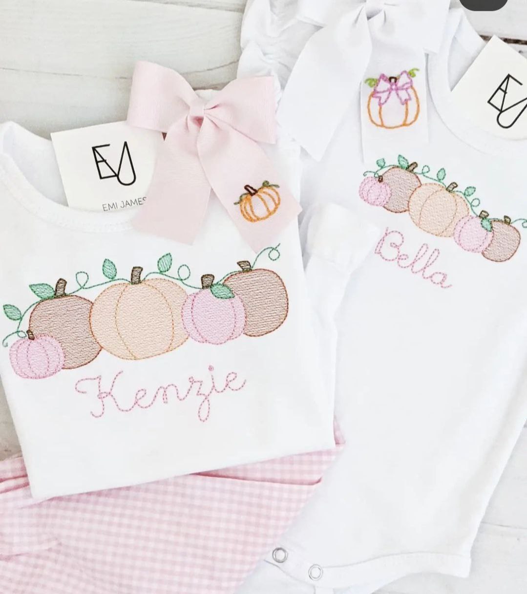 Pumpkin Patch Ruffle Tee/Onesie
