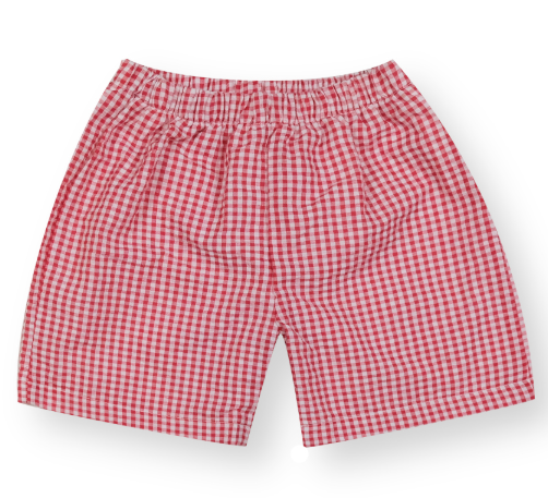 Boys Gingham Shorts