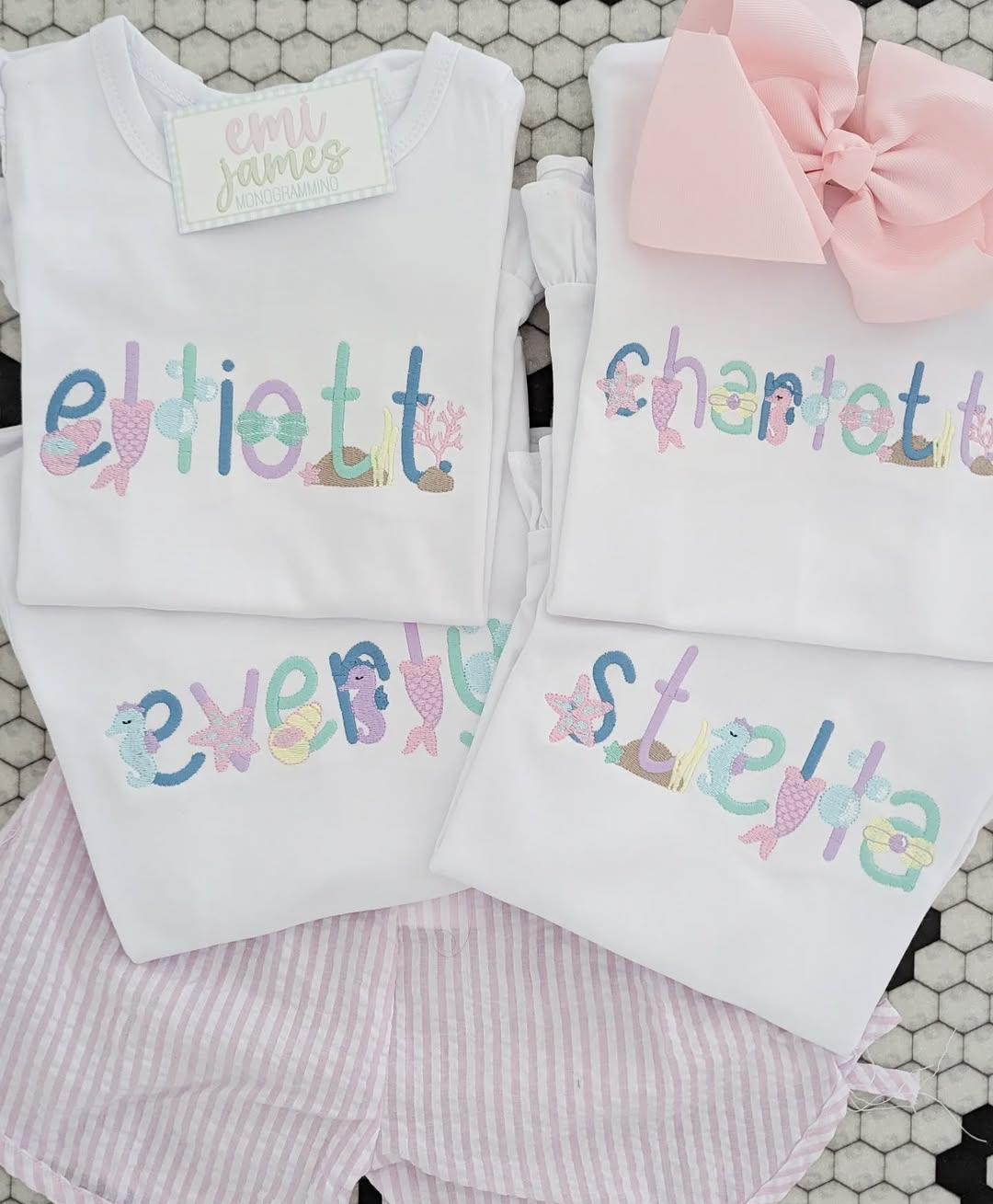 Under The Sea Ruffle Tee/Bubble/Onesie