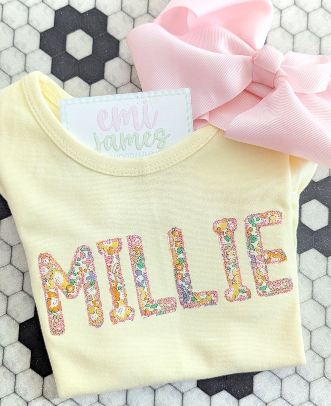 Frilly Floral Applique Tee