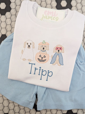 Pumpkin Pups Boy Tee