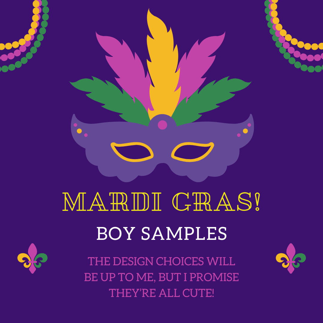 BOY'S MARDI GRAS SAMPLES